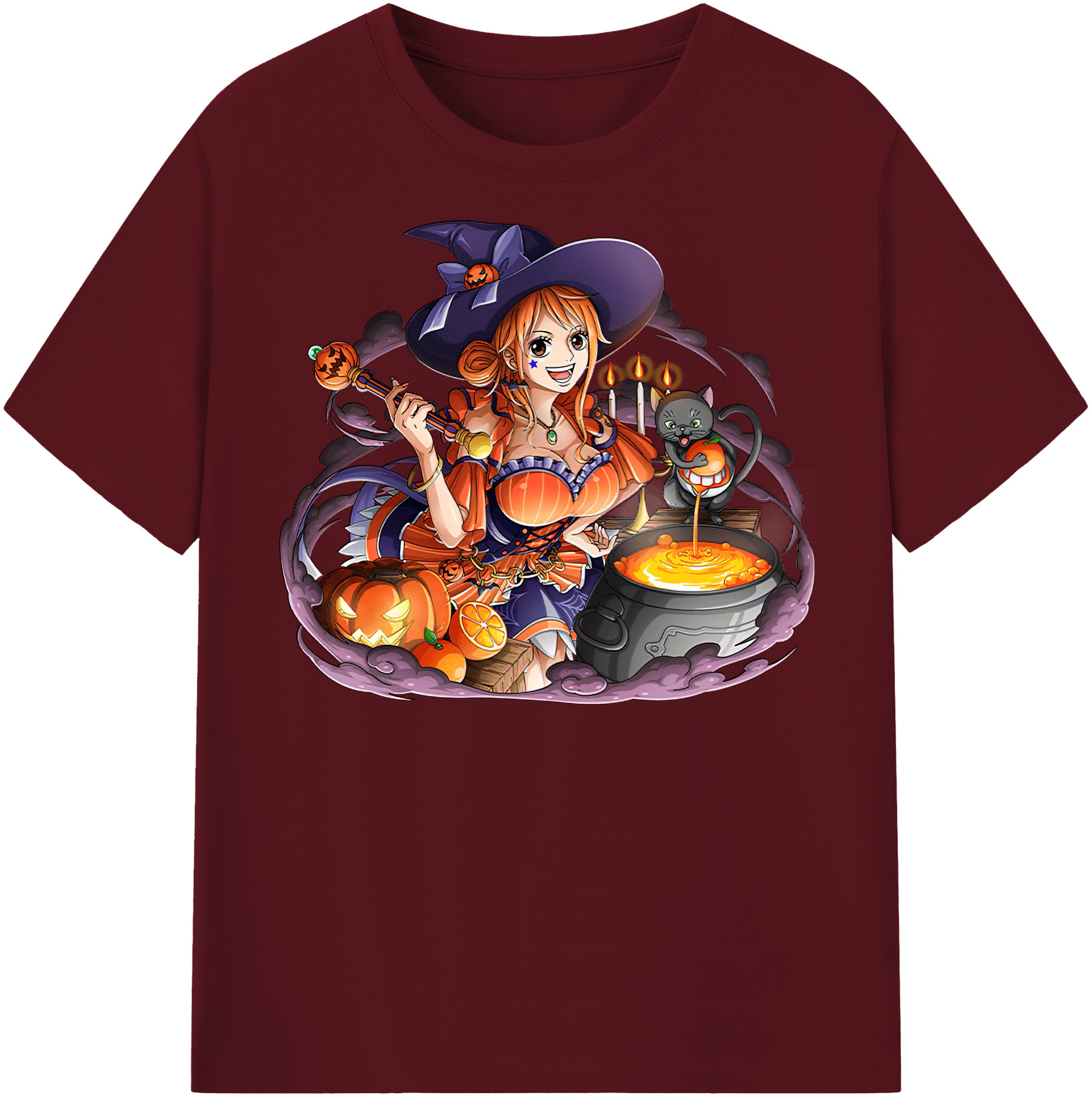 ワンピース ナミ ONE PIECE Nami 綿100％半袖Tシャツ（フロントプリント）